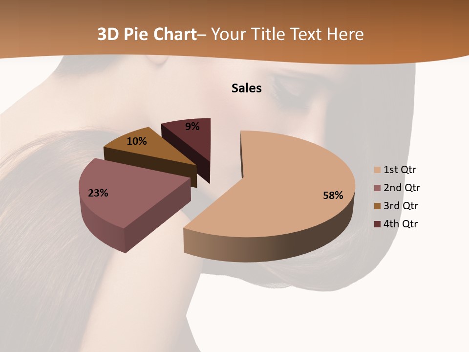 Cosmetic Shiny Girl PowerPoint Template