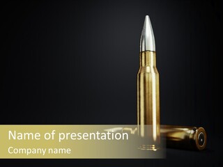 Isolated Shooting Shell PowerPoint Template