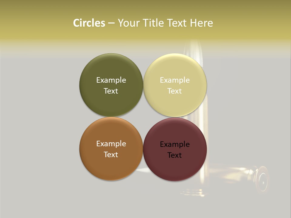 Isolated Shooting Shell PowerPoint Template