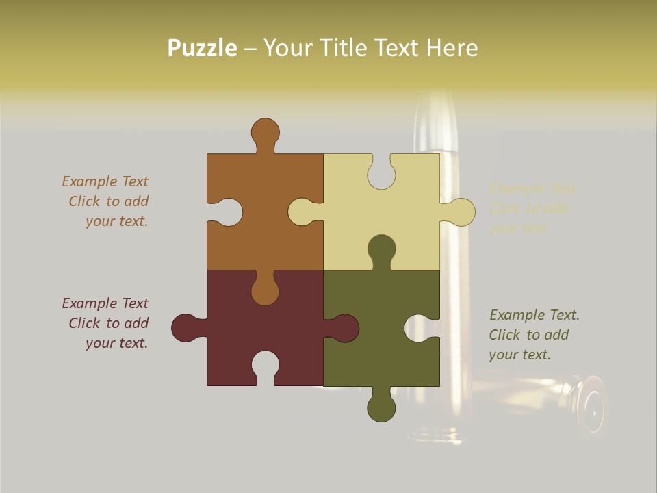 Isolated Shooting Shell PowerPoint Template