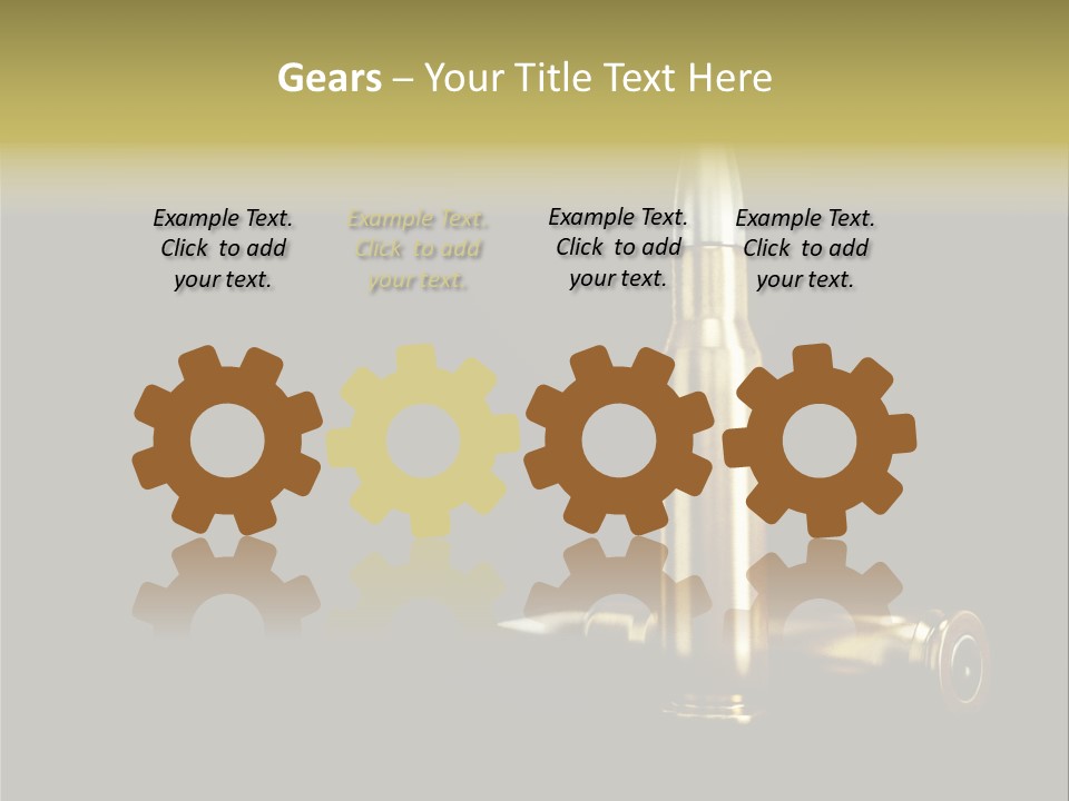 Isolated Shooting Shell PowerPoint Template