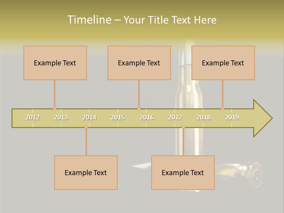 Isolated Shooting Shell PowerPoint Template
