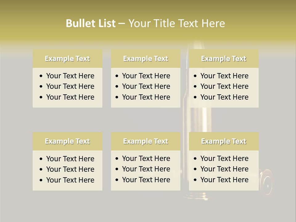 Isolated Shooting Shell PowerPoint Template