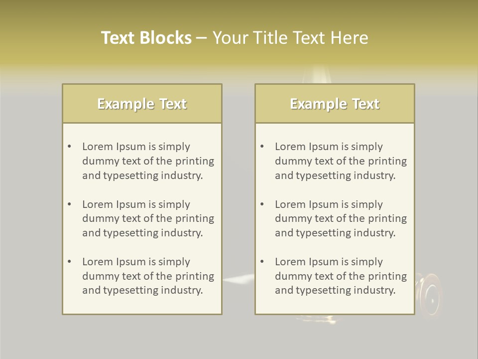 Isolated Shooting Shell PowerPoint Template