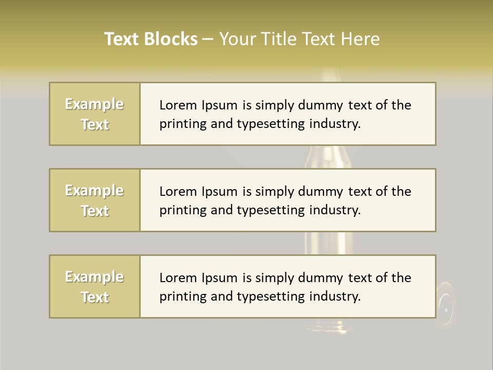 Isolated Shooting Shell PowerPoint Template