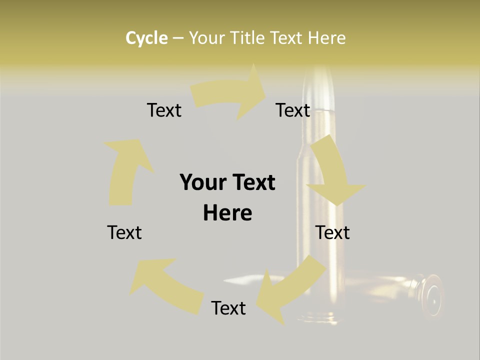 Isolated Shooting Shell PowerPoint Template