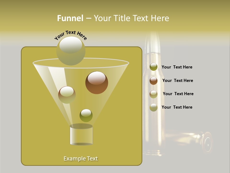 Isolated Shooting Shell PowerPoint Template