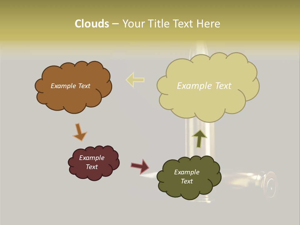 Isolated Shooting Shell PowerPoint Template