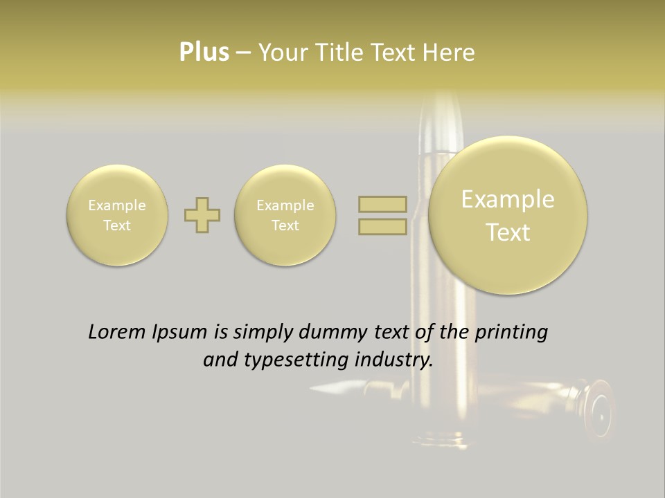 Isolated Shooting Shell PowerPoint Template