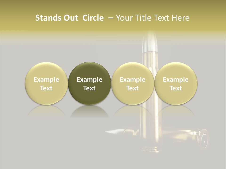 Isolated Shooting Shell PowerPoint Template