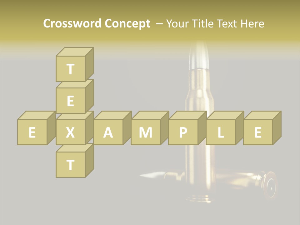 Isolated Shooting Shell PowerPoint Template