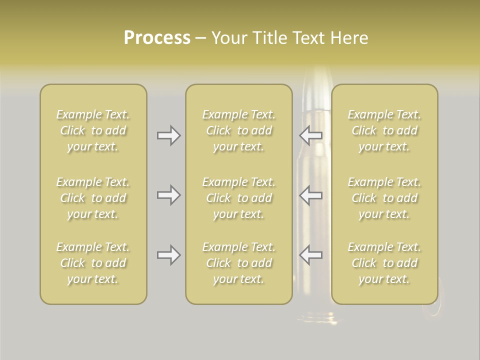 Isolated Shooting Shell PowerPoint Template