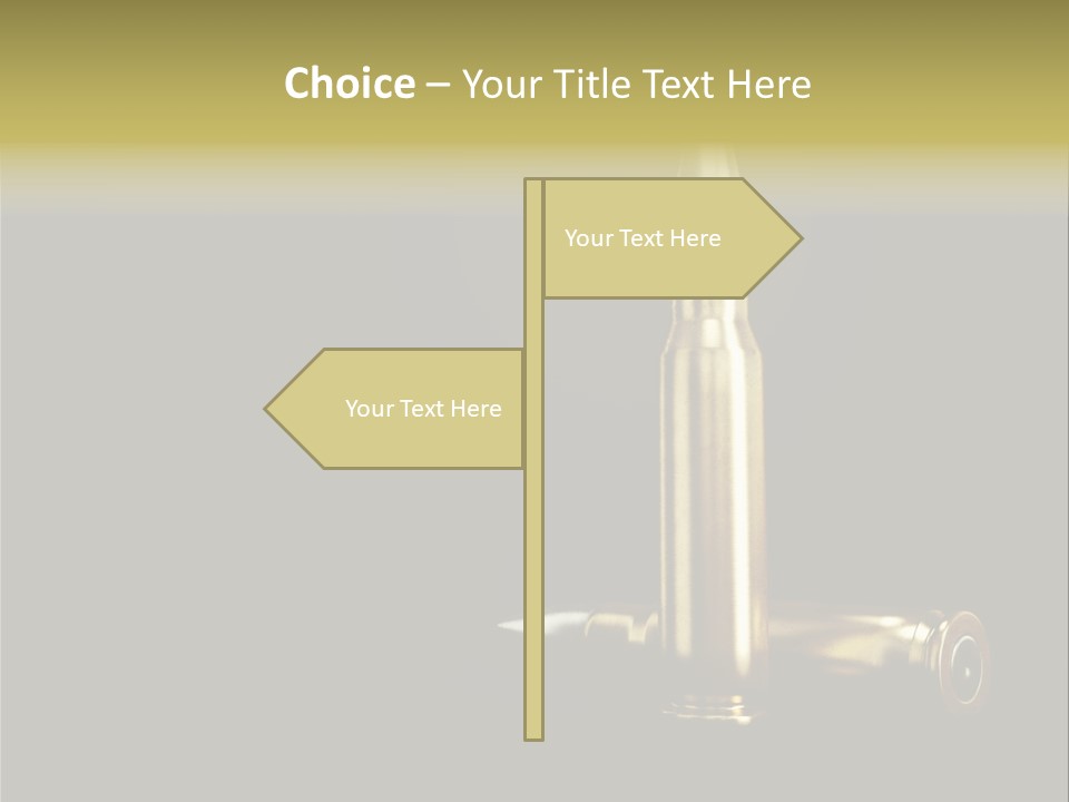 Isolated Shooting Shell PowerPoint Template