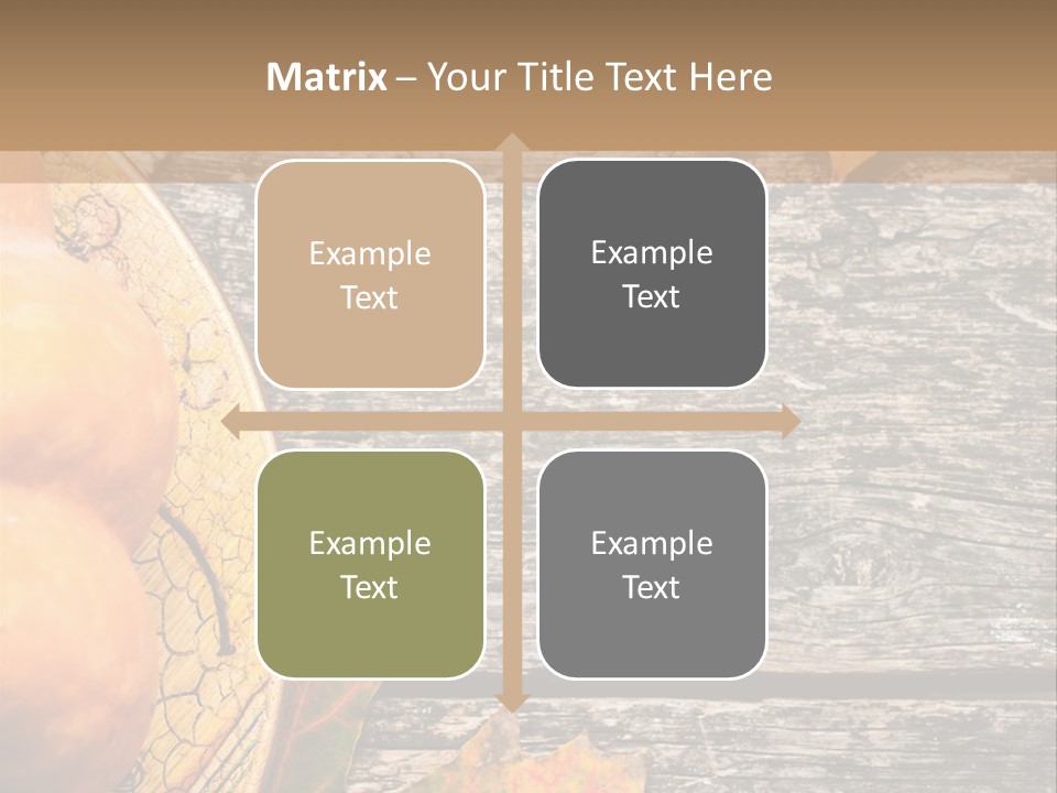 Red Wooden Crop PowerPoint Template