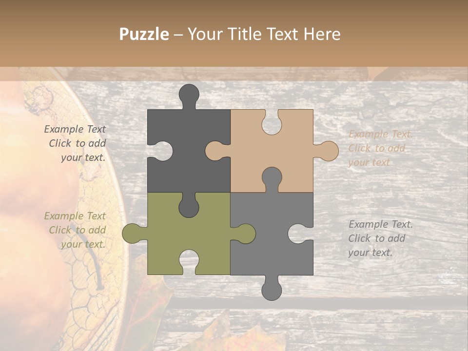 Red Wooden Crop PowerPoint Template