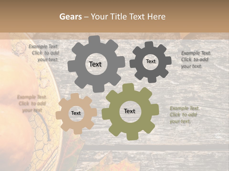 Red Wooden Crop PowerPoint Template