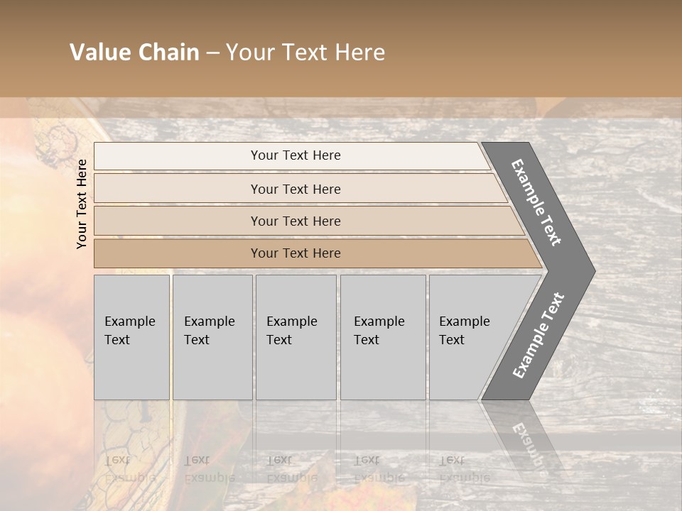 Red Wooden Crop PowerPoint Template