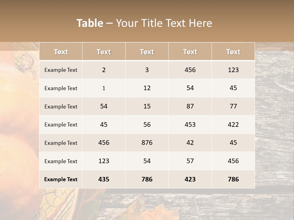 Red Wooden Crop PowerPoint Template