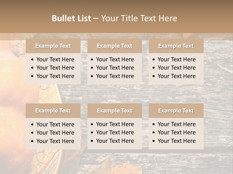 Red Wooden Crop PowerPoint Template