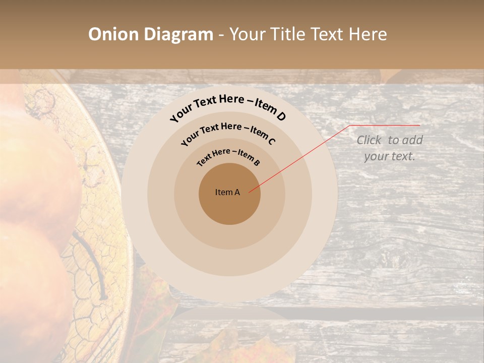 Red Wooden Crop PowerPoint Template