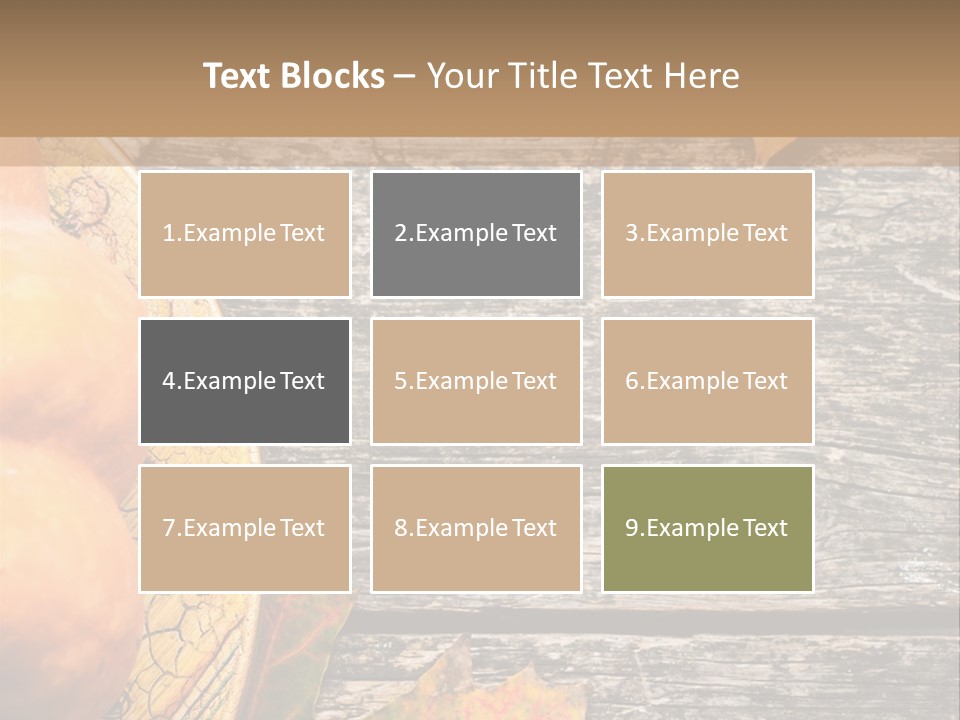 Red Wooden Crop PowerPoint Template