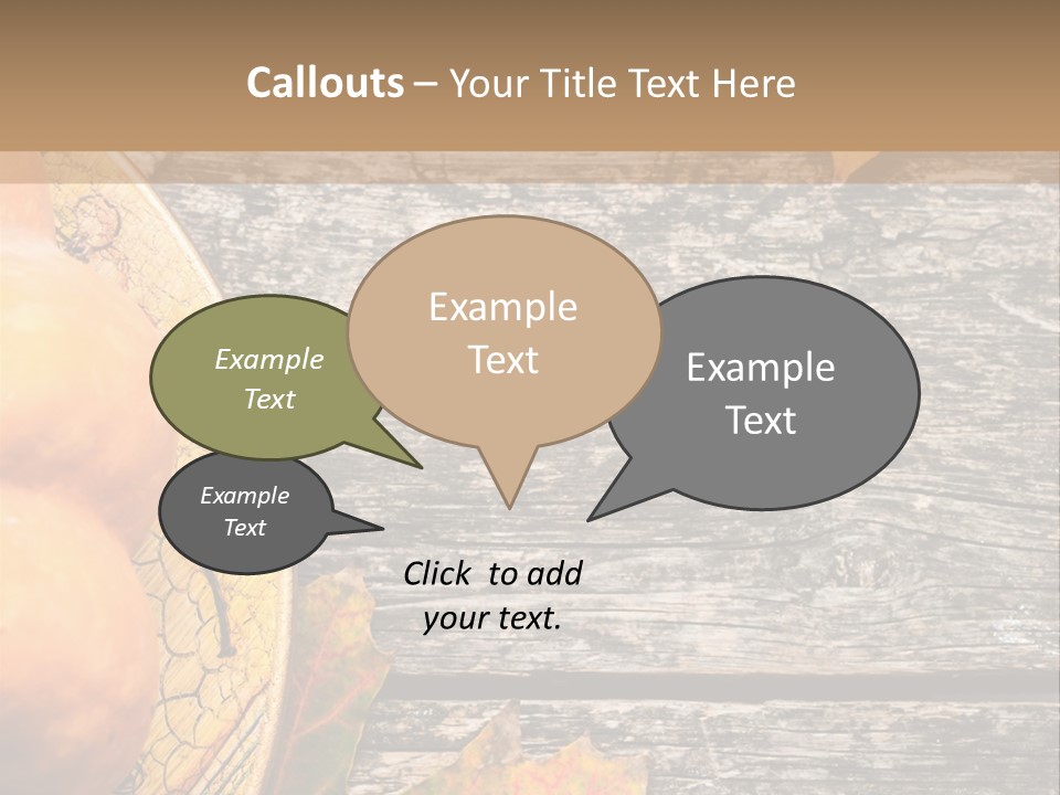 Red Wooden Crop PowerPoint Template