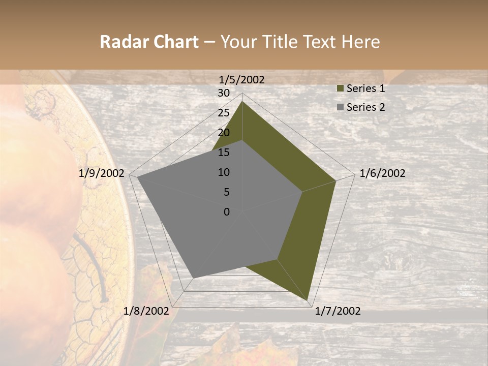 Red Wooden Crop PowerPoint Template