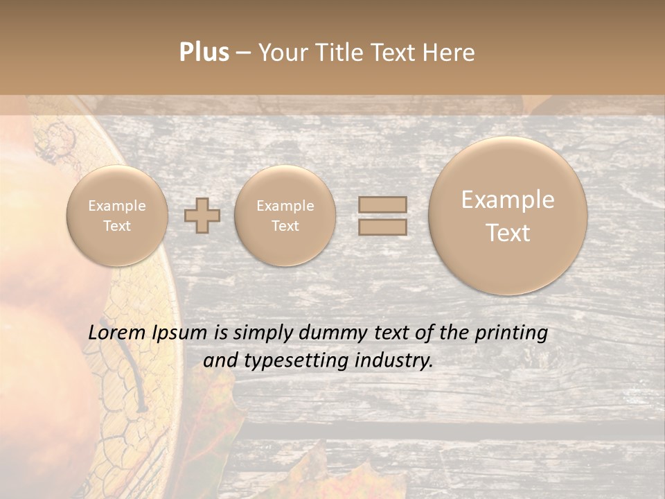 Red Wooden Crop PowerPoint Template