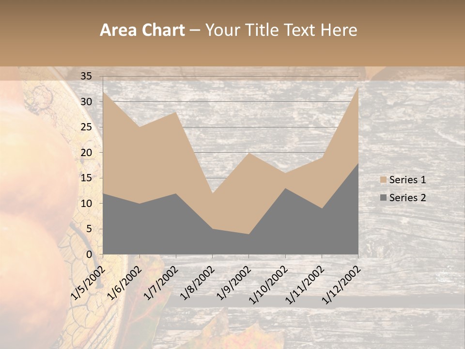 Red Wooden Crop PowerPoint Template