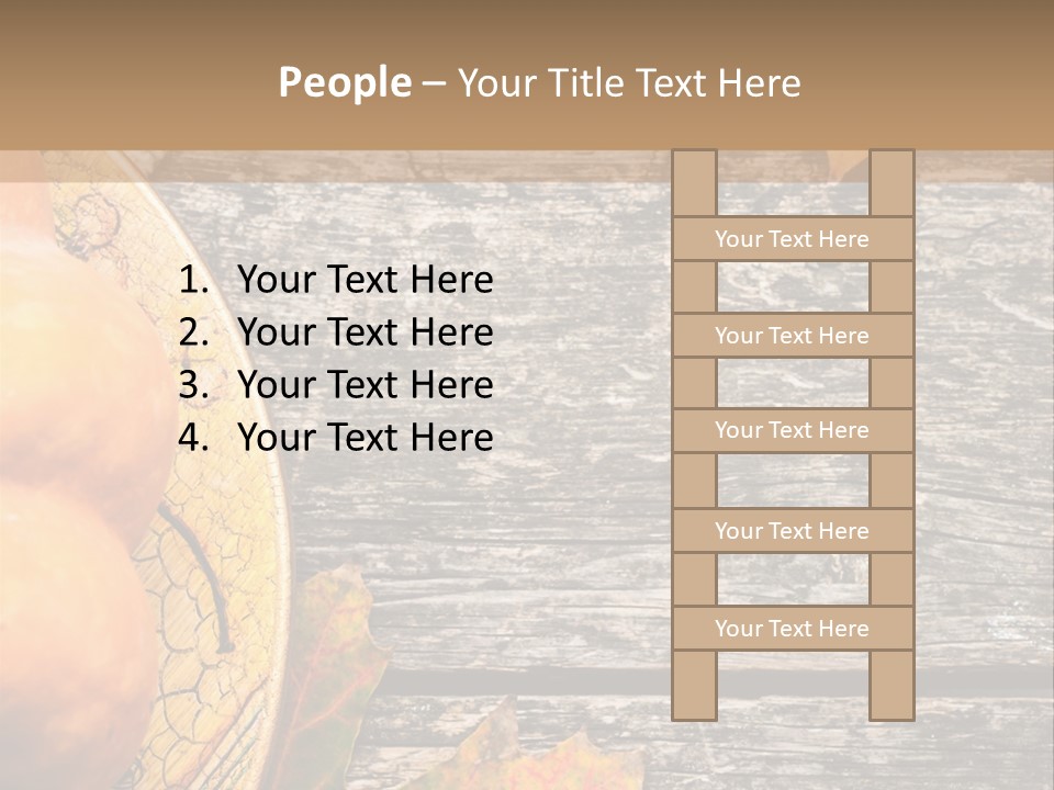 Red Wooden Crop PowerPoint Template