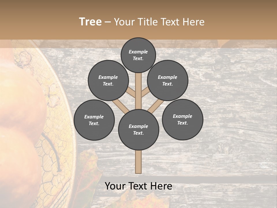 Red Wooden Crop PowerPoint Template