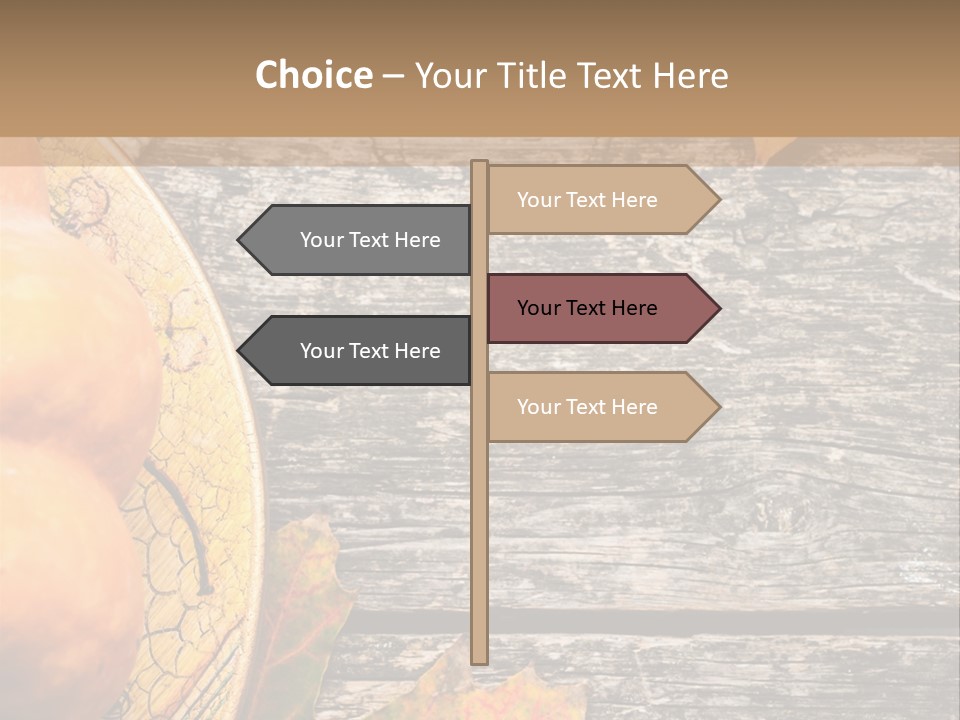 Red Wooden Crop PowerPoint Template