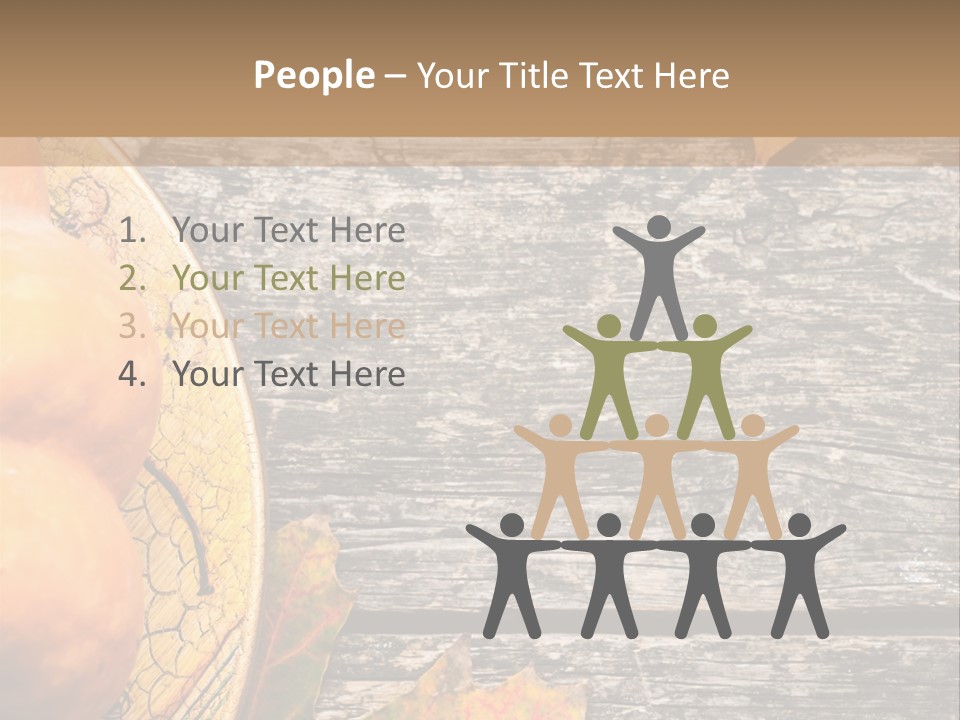 Red Wooden Crop PowerPoint Template