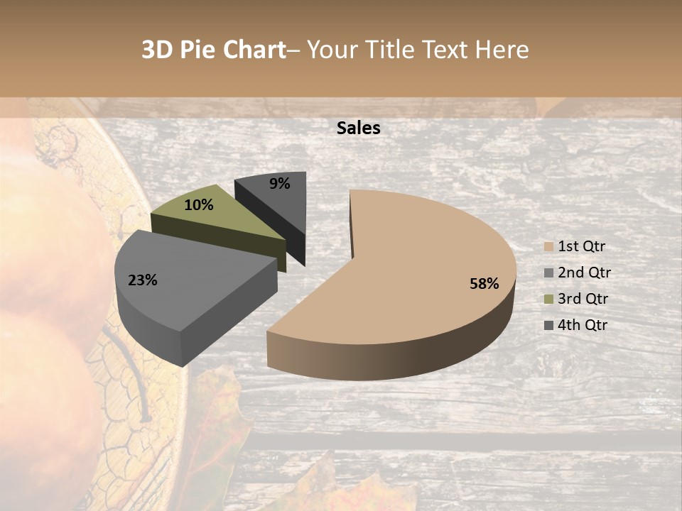 Red Wooden Crop PowerPoint Template