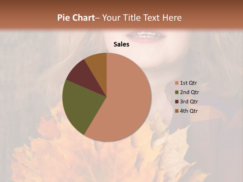 Party Portrait Leaves PowerPoint Template