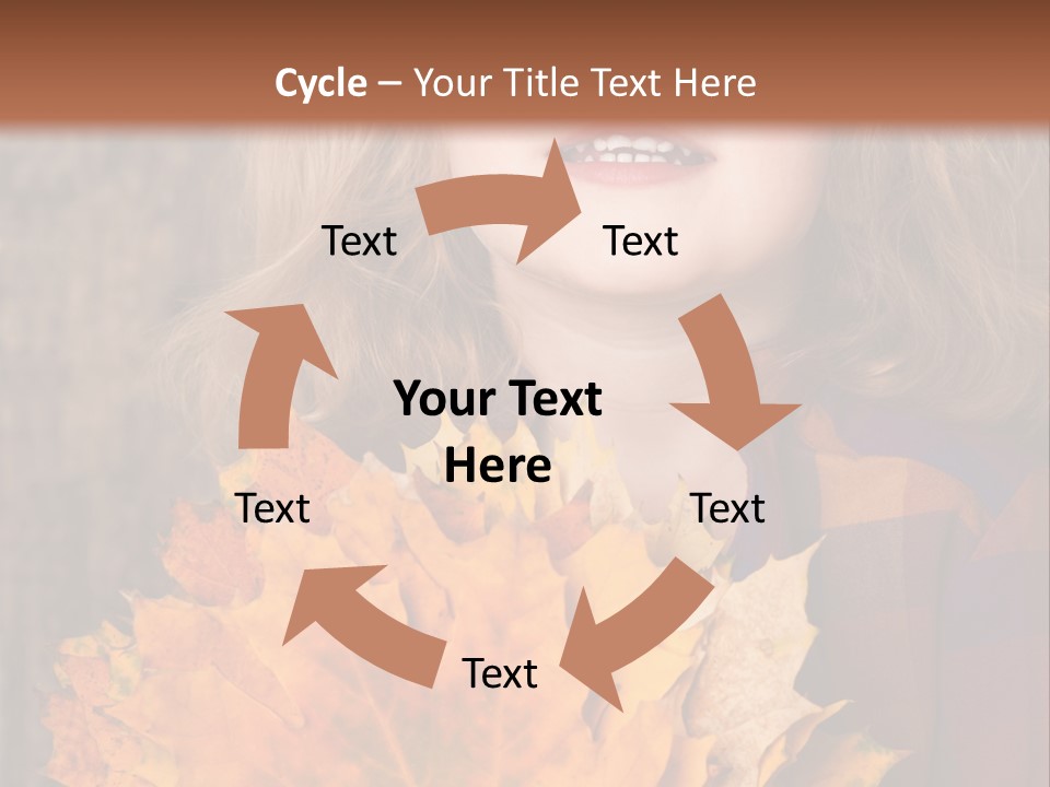 Party Portrait Leaves PowerPoint Template