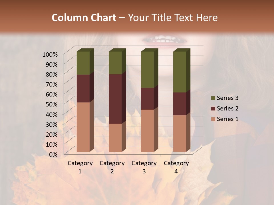 Party Portrait Leaves PowerPoint Template