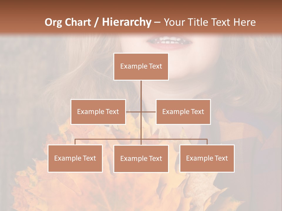 Party Portrait Leaves PowerPoint Template