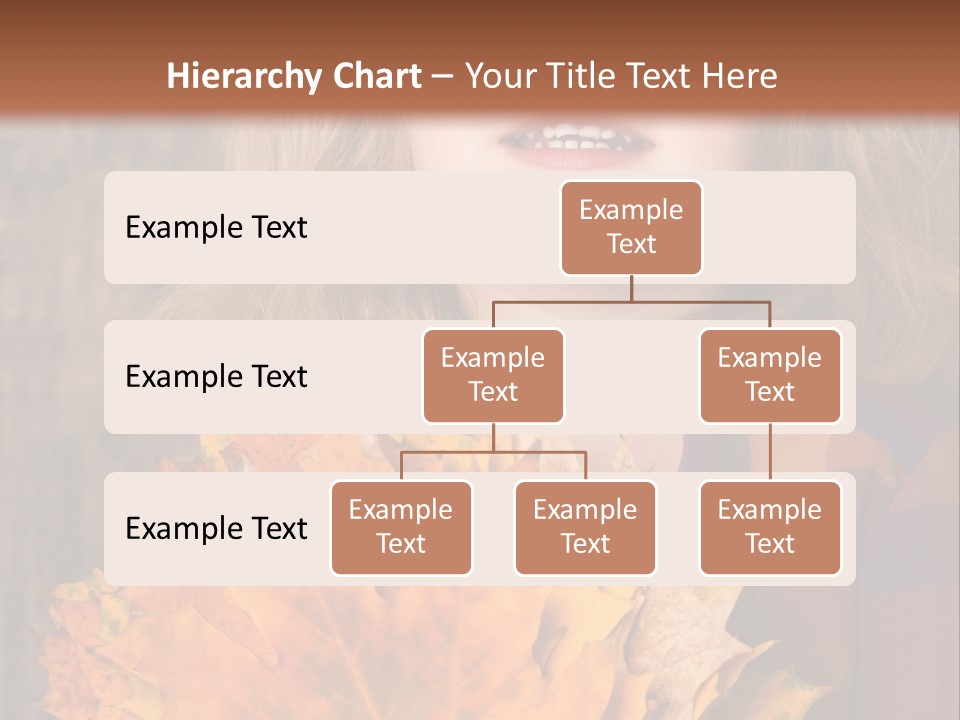 Party Portrait Leaves PowerPoint Template