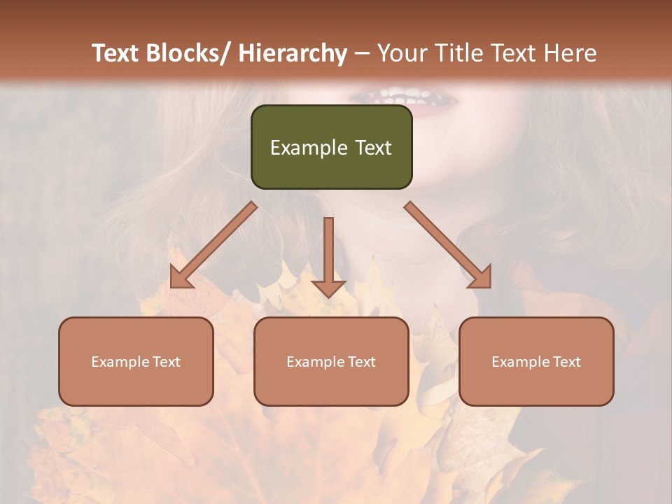 Party Portrait Leaves PowerPoint Template