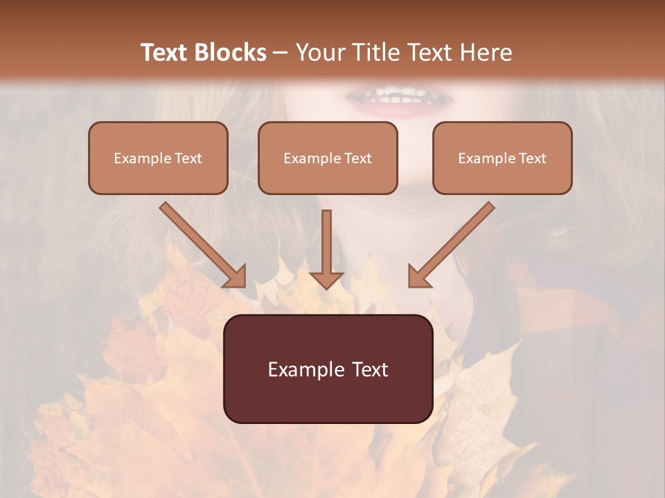 Party Portrait Leaves PowerPoint Template