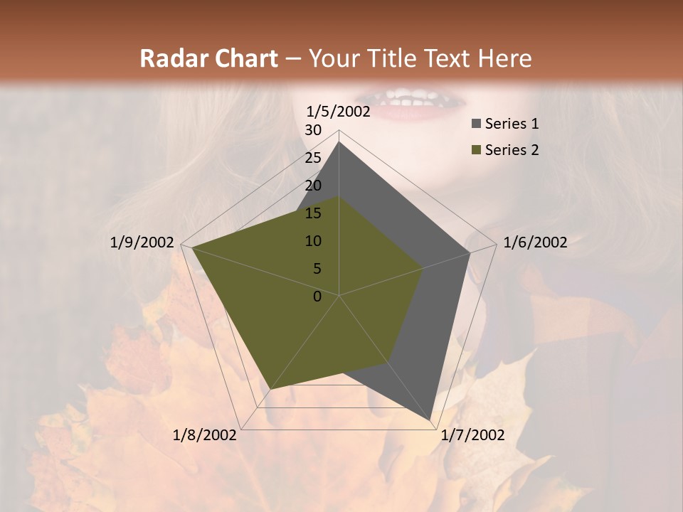 Party Portrait Leaves PowerPoint Template