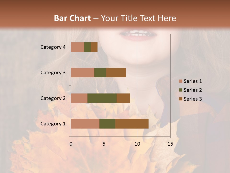 Party Portrait Leaves PowerPoint Template