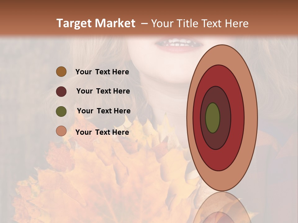 Party Portrait Leaves PowerPoint Template