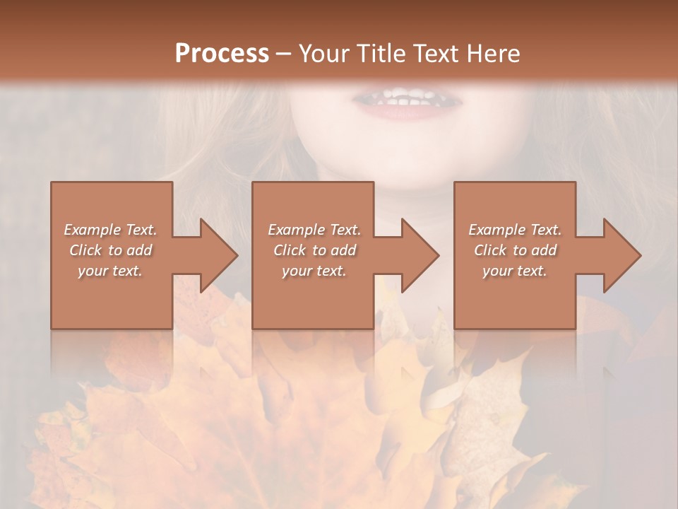 Party Portrait Leaves PowerPoint Template