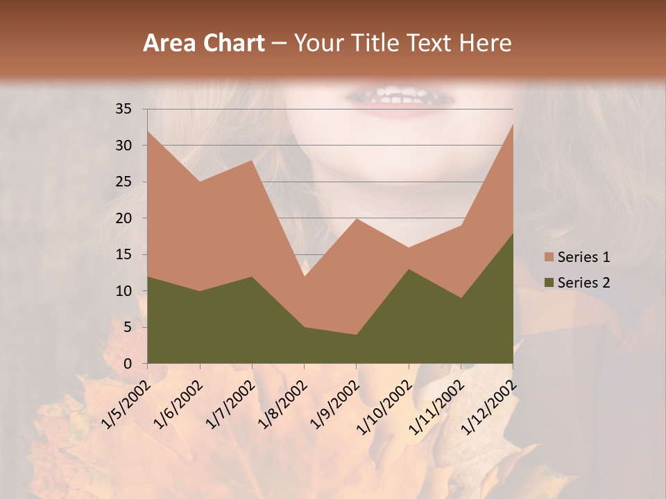 Party Portrait Leaves PowerPoint Template