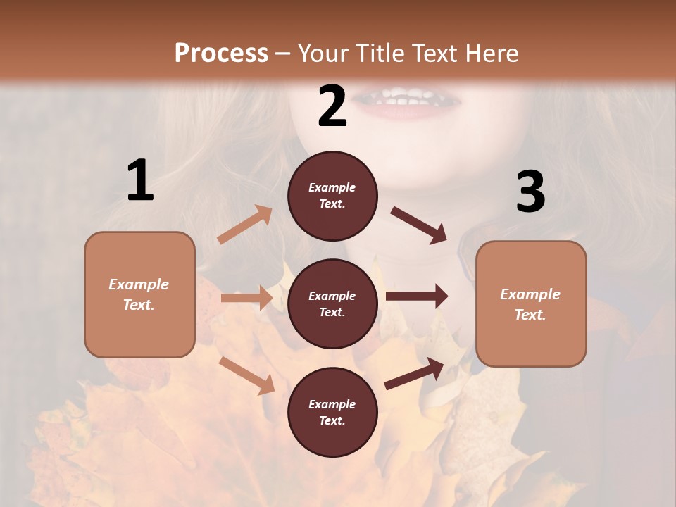 Party Portrait Leaves PowerPoint Template