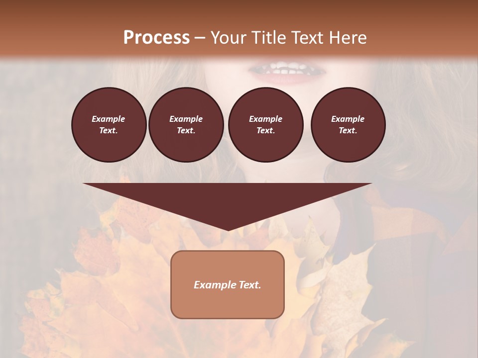 Party Portrait Leaves PowerPoint Template