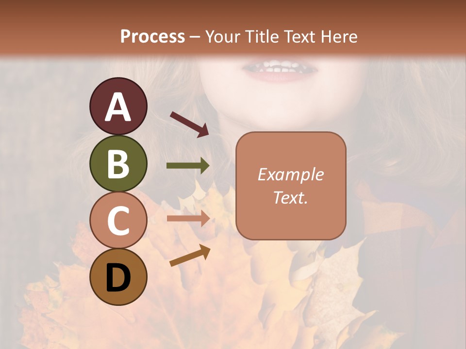 Party Portrait Leaves PowerPoint Template