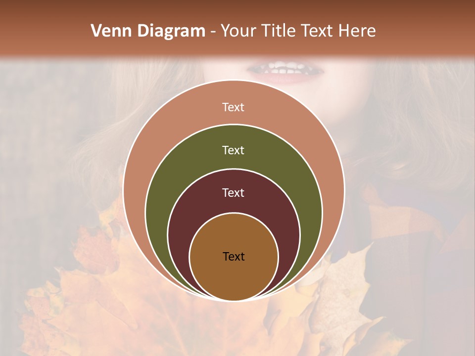 Party Portrait Leaves PowerPoint Template